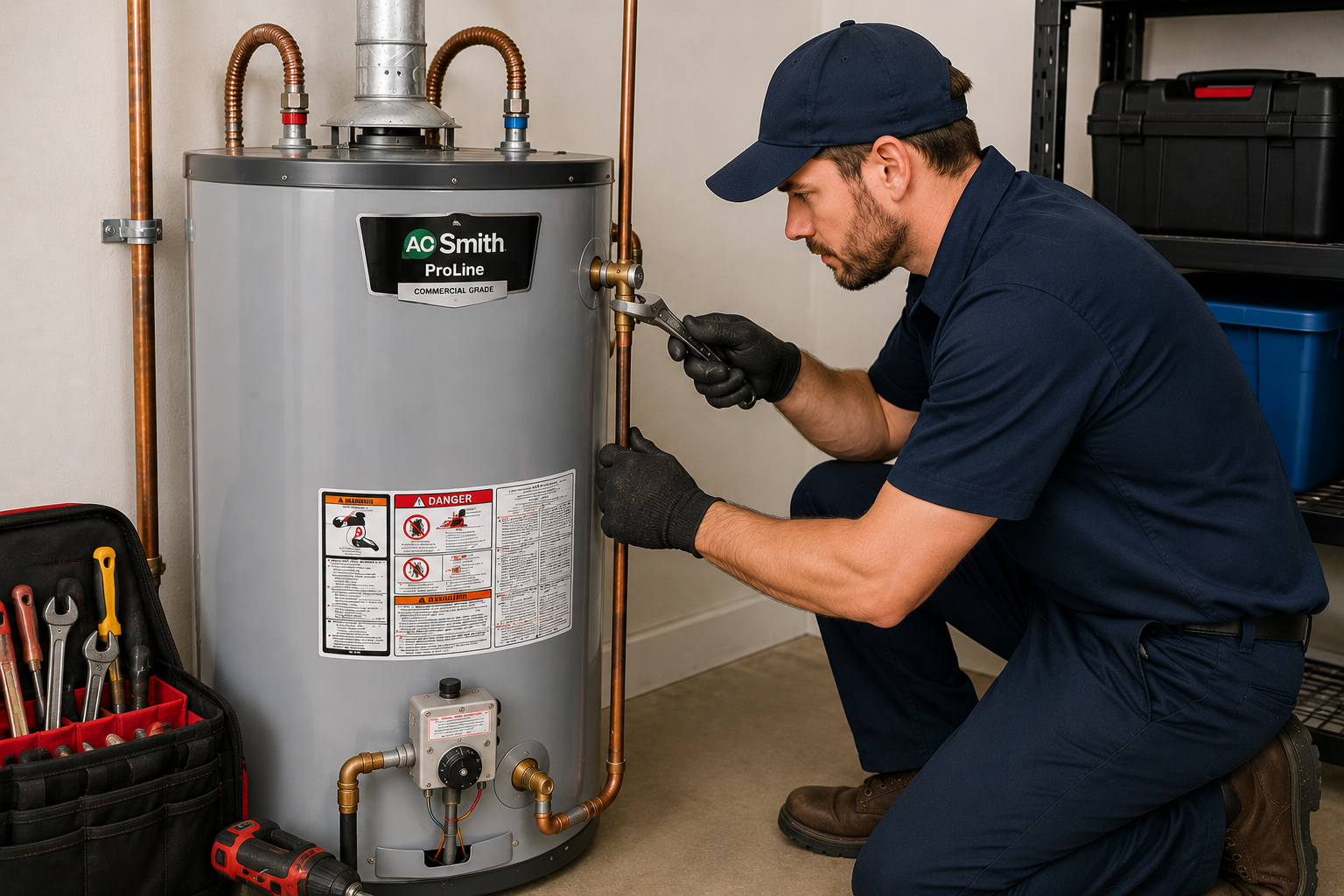 water heater installation in Irving Texas
