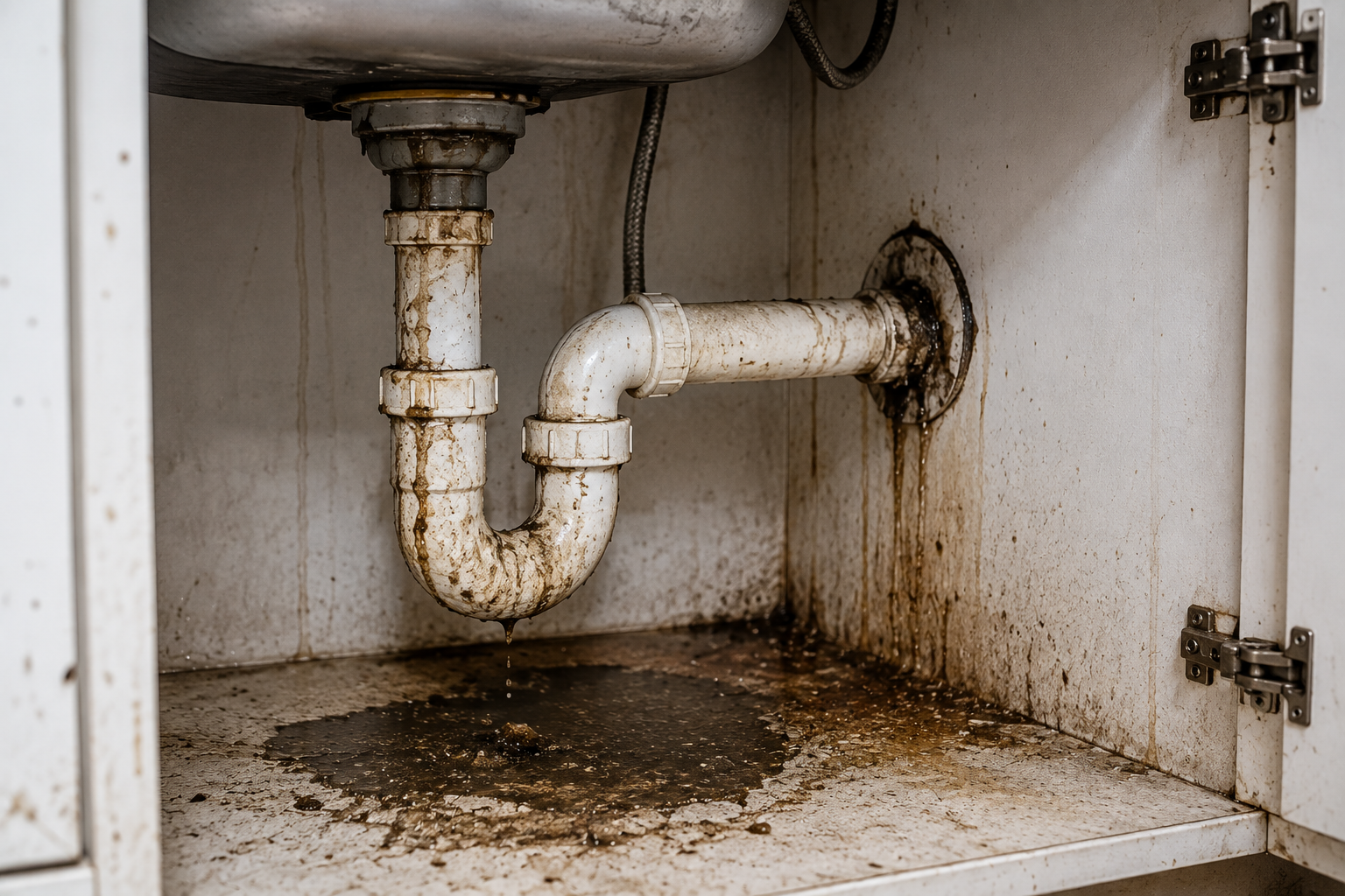 Plumbing system before repair in Irving Texas