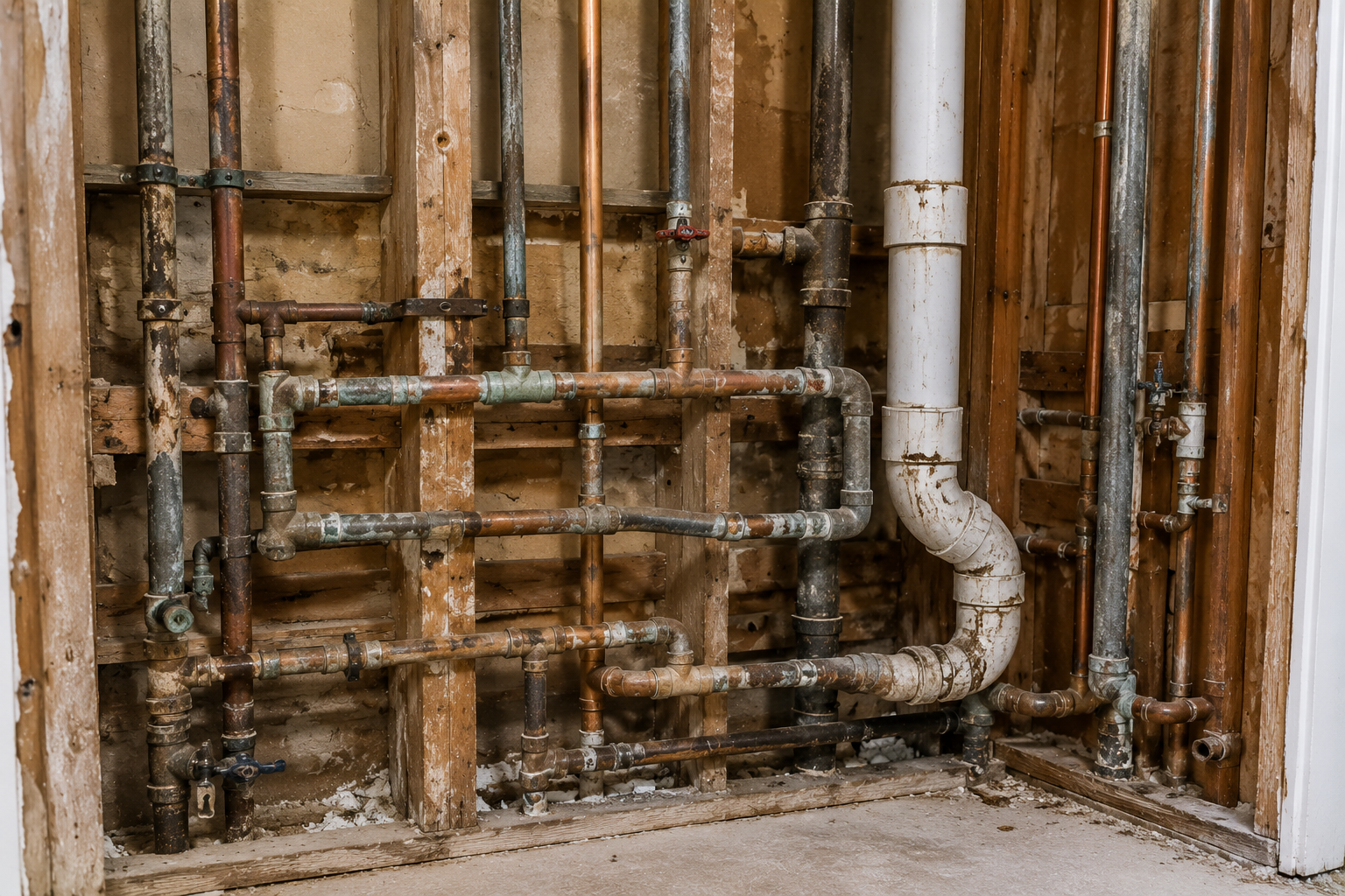 Whole House Repiping Irving TX before 